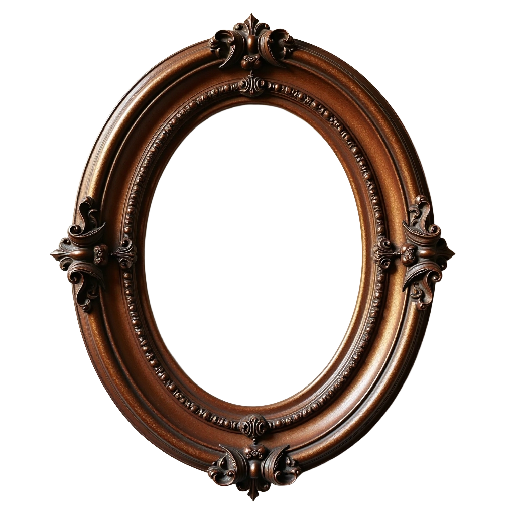 Ornate Oval Frame